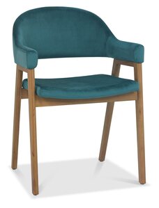6049-09U-VAZ Upholstered Chair - Azure Velvet (Pair)