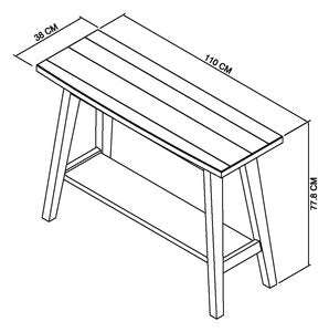 Console Table With Shelf