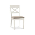 6290-09X-PG X Back Chair - Pebble Fabric (Pair)