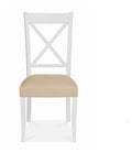 8005-09XB-IV X Back Chair - Ivory Bonded Leather (Pair)