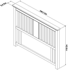 135Cm Headboard