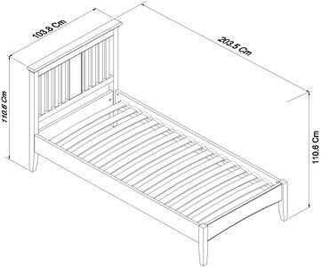 90Cm Bedstead