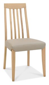 8101-09SB-GR Slat Back Chair - Bonded Leather (Pair)