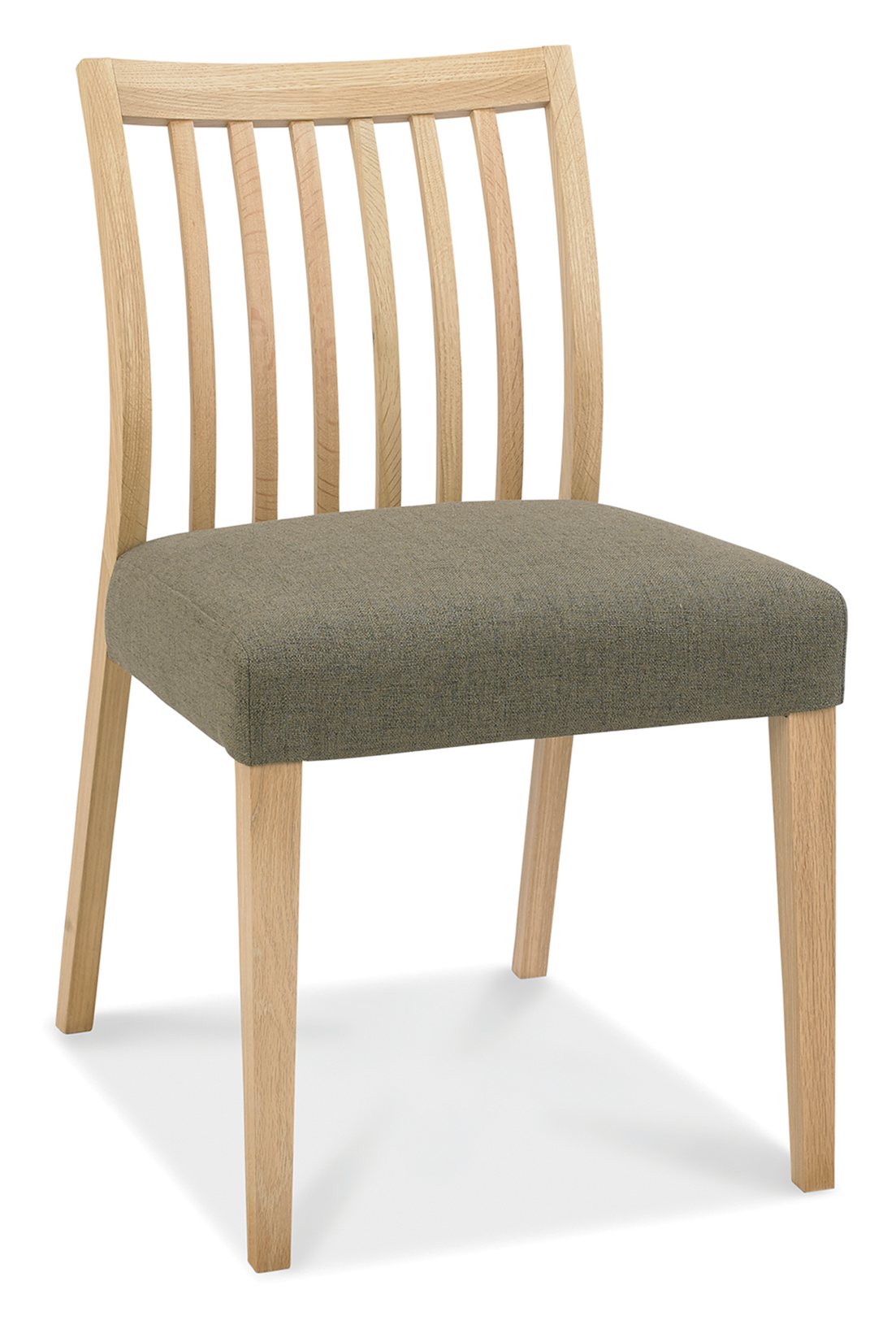 8101-09SL-BG Low Slat Back Chair - Black Gold Fabric (Pair)