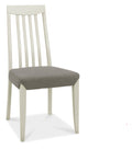 8102-09S-TT Slat Back Chair - Titanium Fabric (Pair)