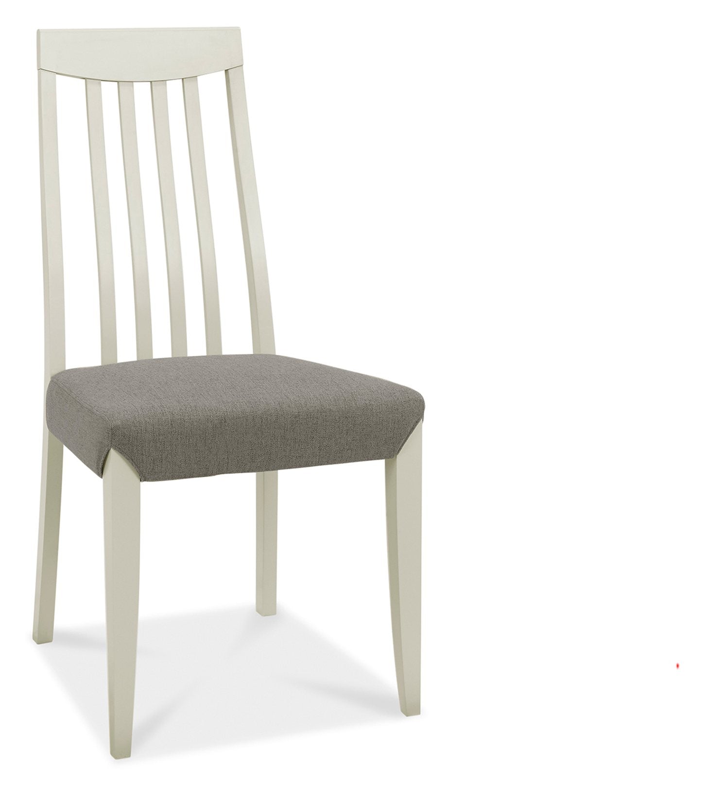 8102-09S-TT Slat Back Chair - Titanium Fabric (Pair)