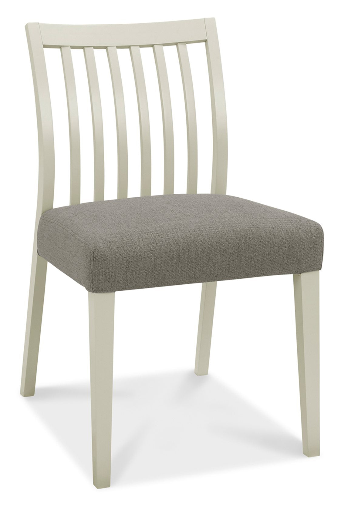 8102-09SL-TT Low Slat Back Chair - Titanium Fabric (Pair)