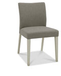 8102-09U-TT Uph Chair - Titanium Fabric (Pair)