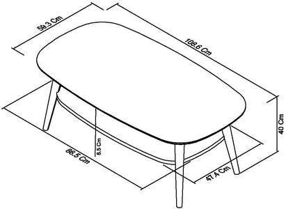 Coffee Table With Shelf