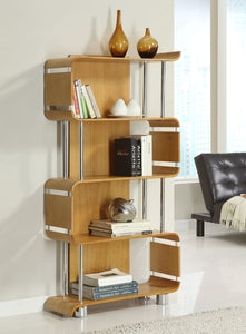 BS201BOOKSHELF Book Shelf Walnut/Oak