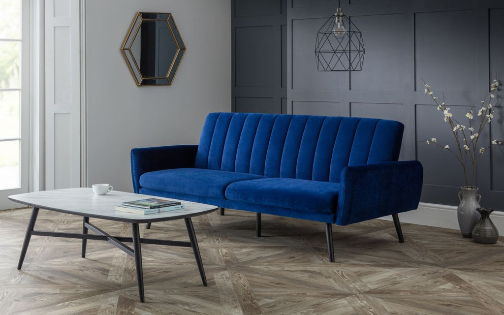 AFI001 Sofabed - Blue Velvet