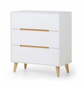 ALI202 3 Drawer Chest White