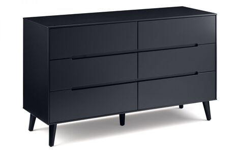 6 Drawer Wide Chest - Anthracite