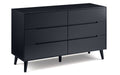 6 Drawer Wide Chest - Anthracite