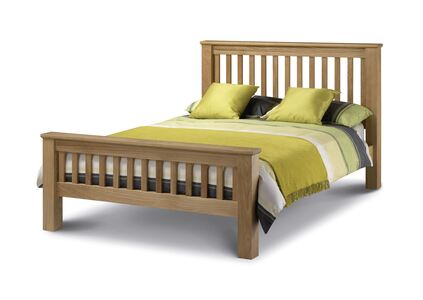 AMS003 Oak Bed Hfe 180Cm