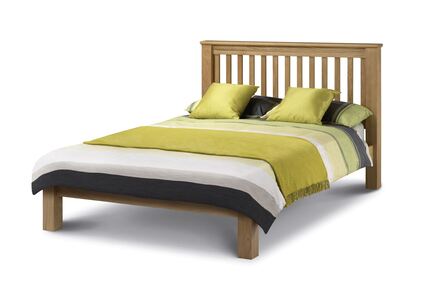 AMS006 Oak Bed Lfe 180Cm