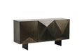 Atl-003-BR Sideboard 3 Door - Brown