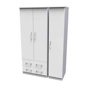 AVN131 Triple 2 Drawer Robe