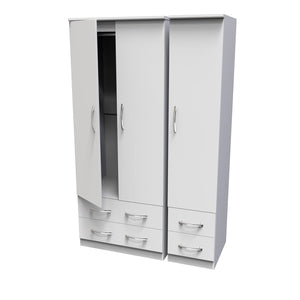 Triple 2 Drawer + Drawer Robe