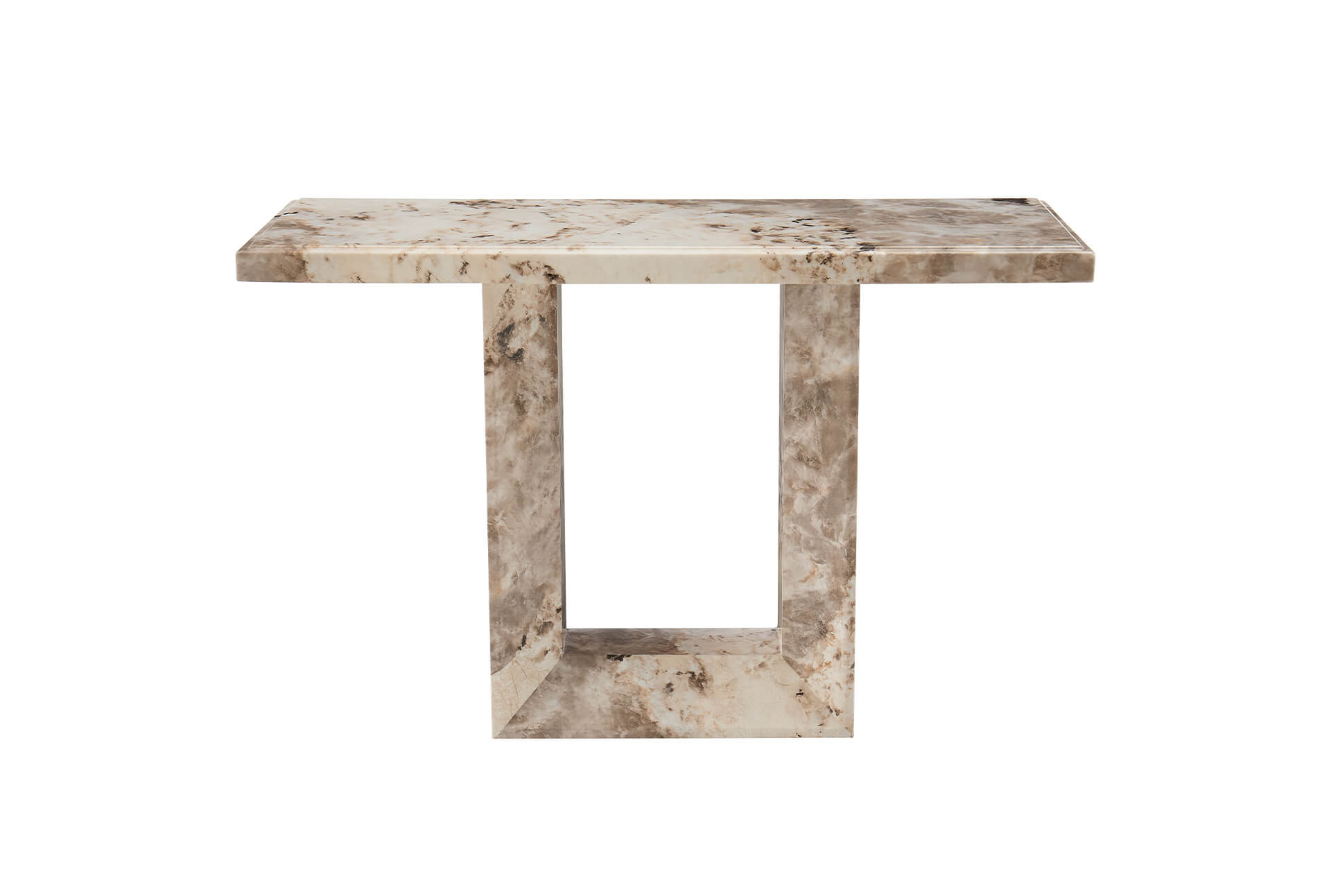 Ats-009-MO Console Table - Mottled Mocha