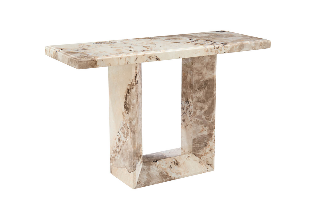 Ats-009-MO Console Table - Mottled Mocha