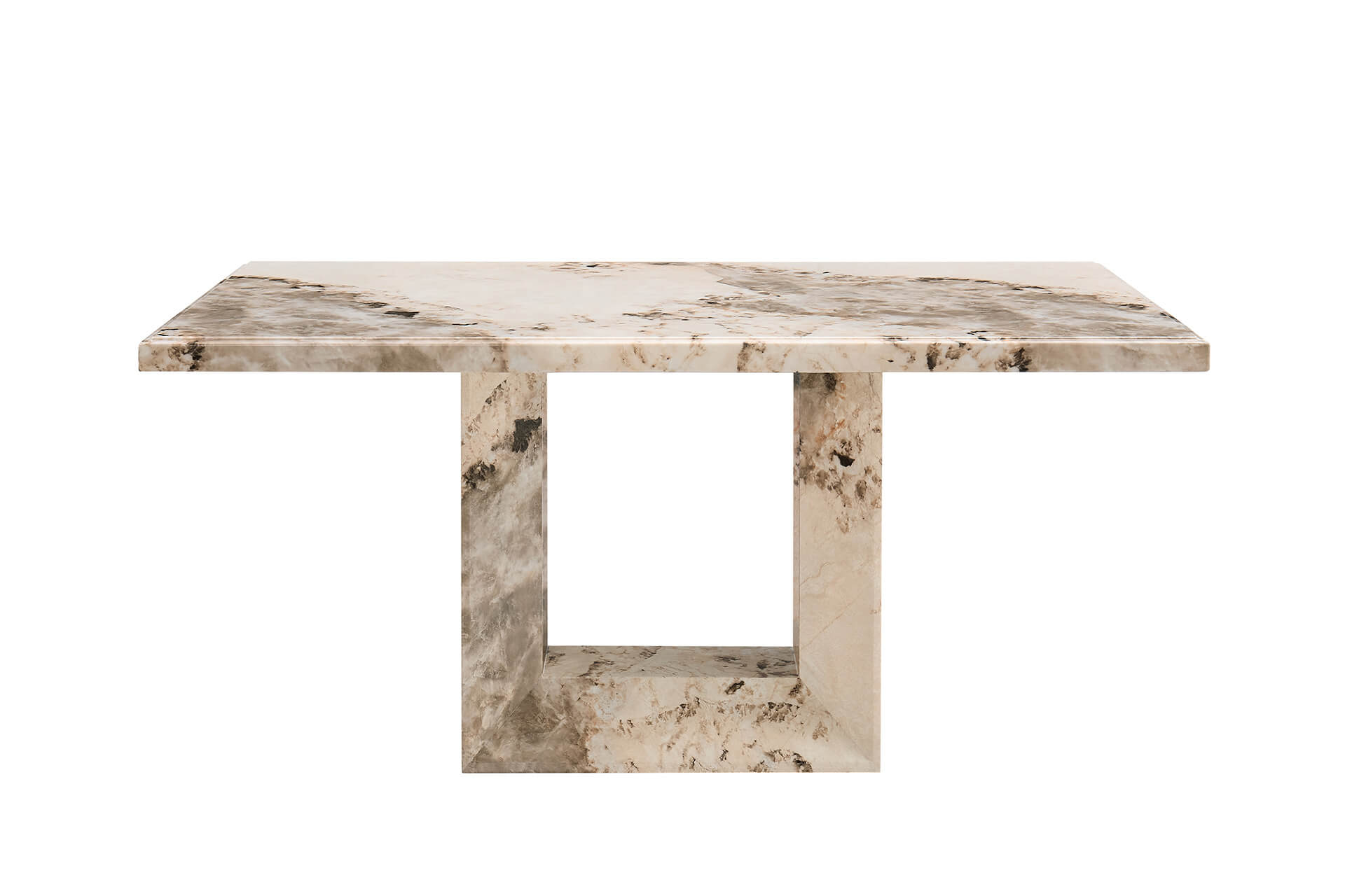 Ats-160-MO Dining Table 1600 - Mottled Mocha
