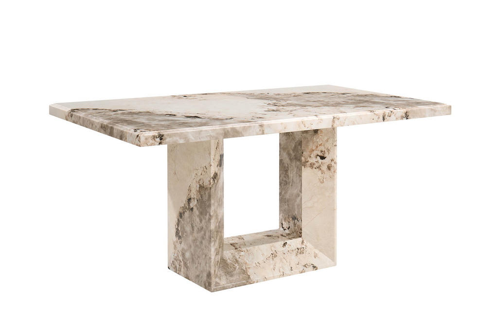 Ats-160-MO Dining Table 1600 - Mottled Mocha