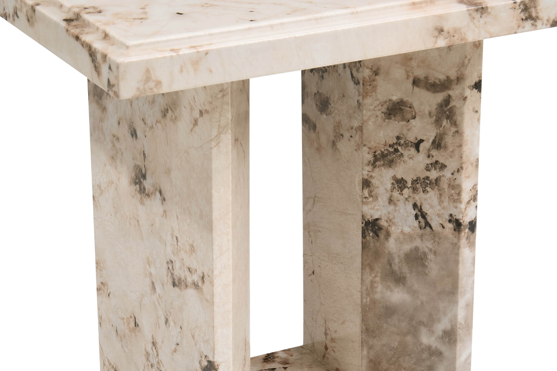 Ats-008-MO Lamp Table - Mottled Mocha