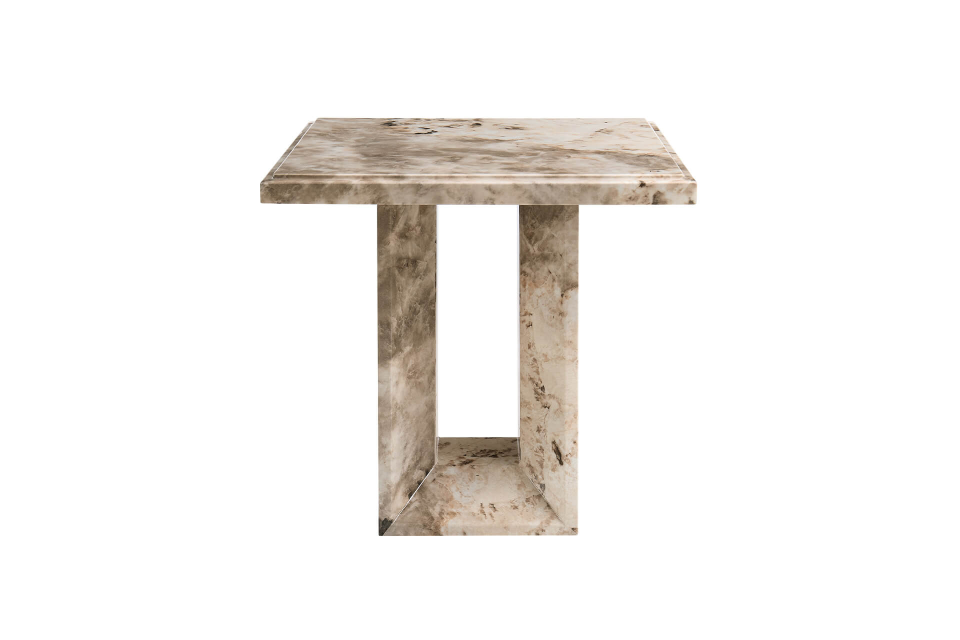Ats-008-MO Lamp Table - Mottled Mocha