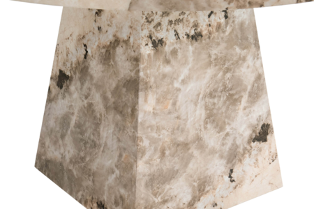 Ats-130-MO Round Dining Table 1300 - Mottled Mocha