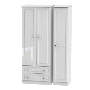 BAL141 Tall Triple 2 Drawer Robe