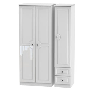BAL150 Triple Plain + Drawer Robe