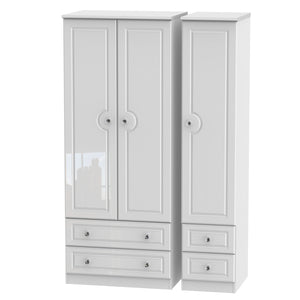 BAL151 Triple 2 Drawer + Drawer Robe