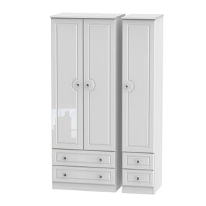 BAL161 Tall Triple 2 Drawer + Drawer Robe