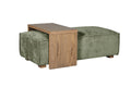 Bdi-306-OL Ottoman and Coffee Table Set - Olive
