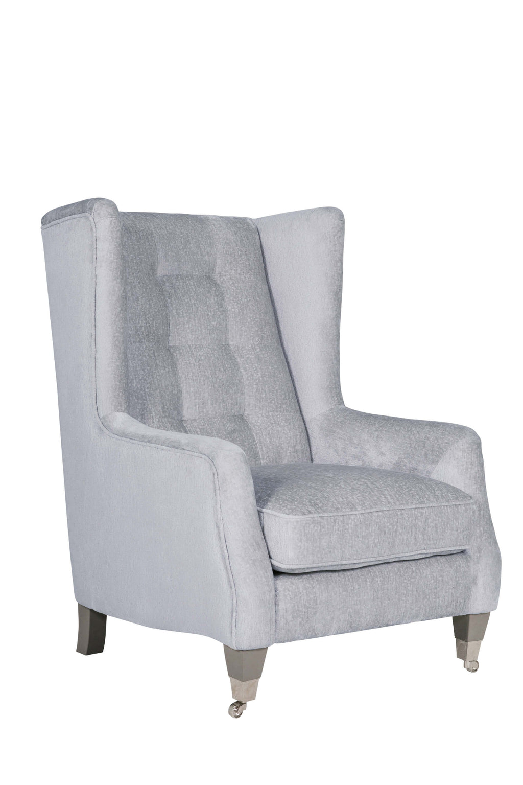 Bel-321-SL Throne Chair - Silver