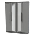 BEV190 Tall 4 Door Centre Mirror Robe