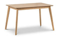 BOD201 Oak Veneer Rectangular Table With Tapered Legs