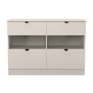 4 Drawer Midi Chest With Shelf