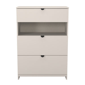 3 Drawer Deep Chest With Shelf