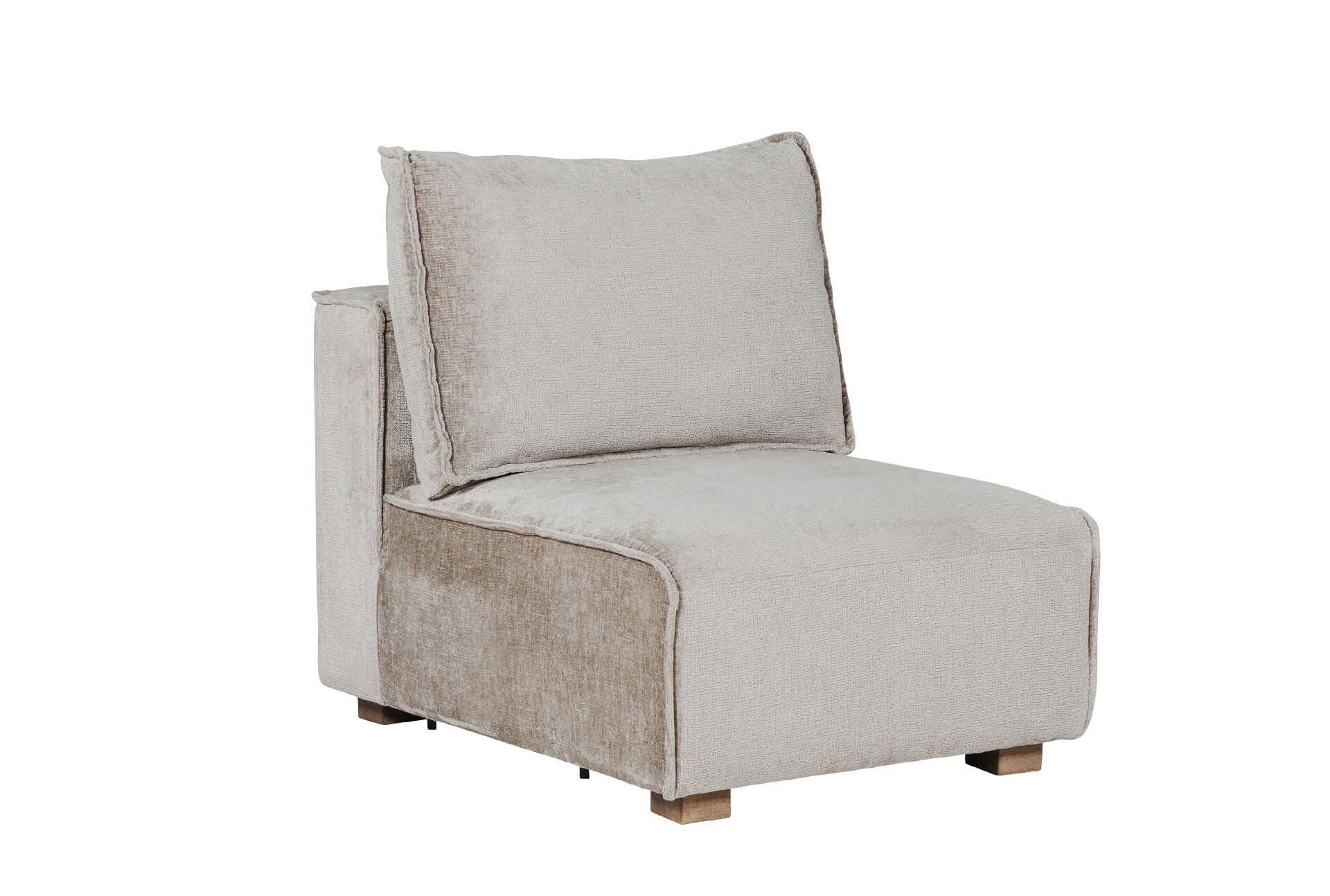 Bdi-509-MK Modular Armless - Mink