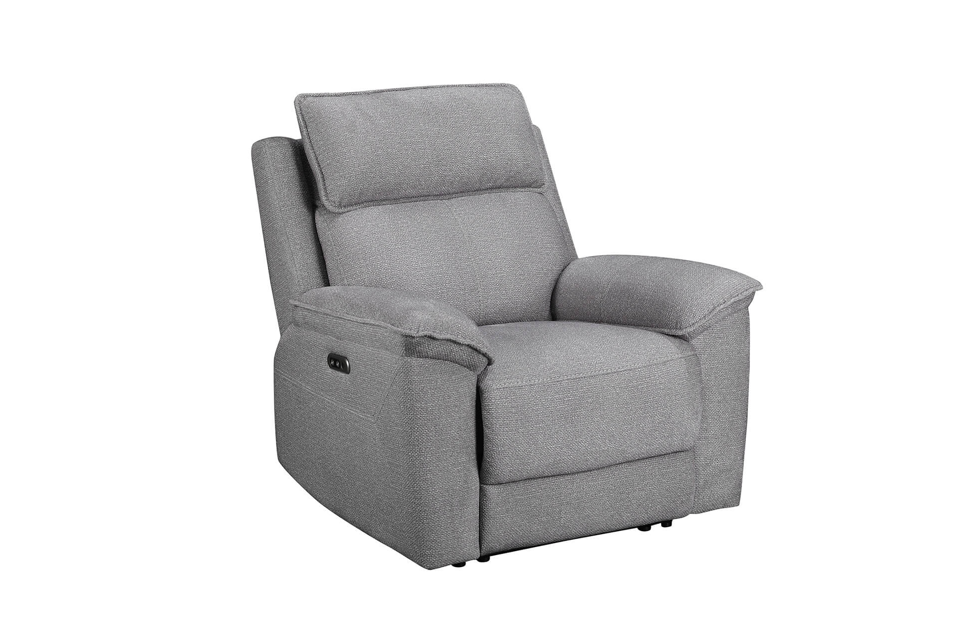 Bie-351-GE 1 Seater Electric Recliner - Greige