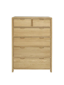 6 Drawer Tall Wide Chest