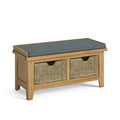 5897 Hallway Bench With Basket