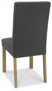 Square Back Chair - Cold Steel Fabric