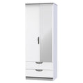 CAM082 Tall 2ft6in 2 Drawer Mirror Robe