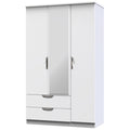 CAM132 Triple 2 Drawer Mirror Robe