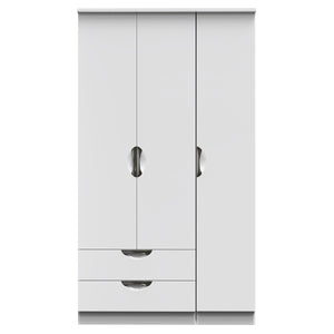 Tall Triple 2 Drawer Robe