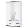 CAM152 Triple 2 Drawer Mirror + Drawer Robe