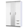 CAM152 Triple 2 Drawer Mirror + Drawer Robe